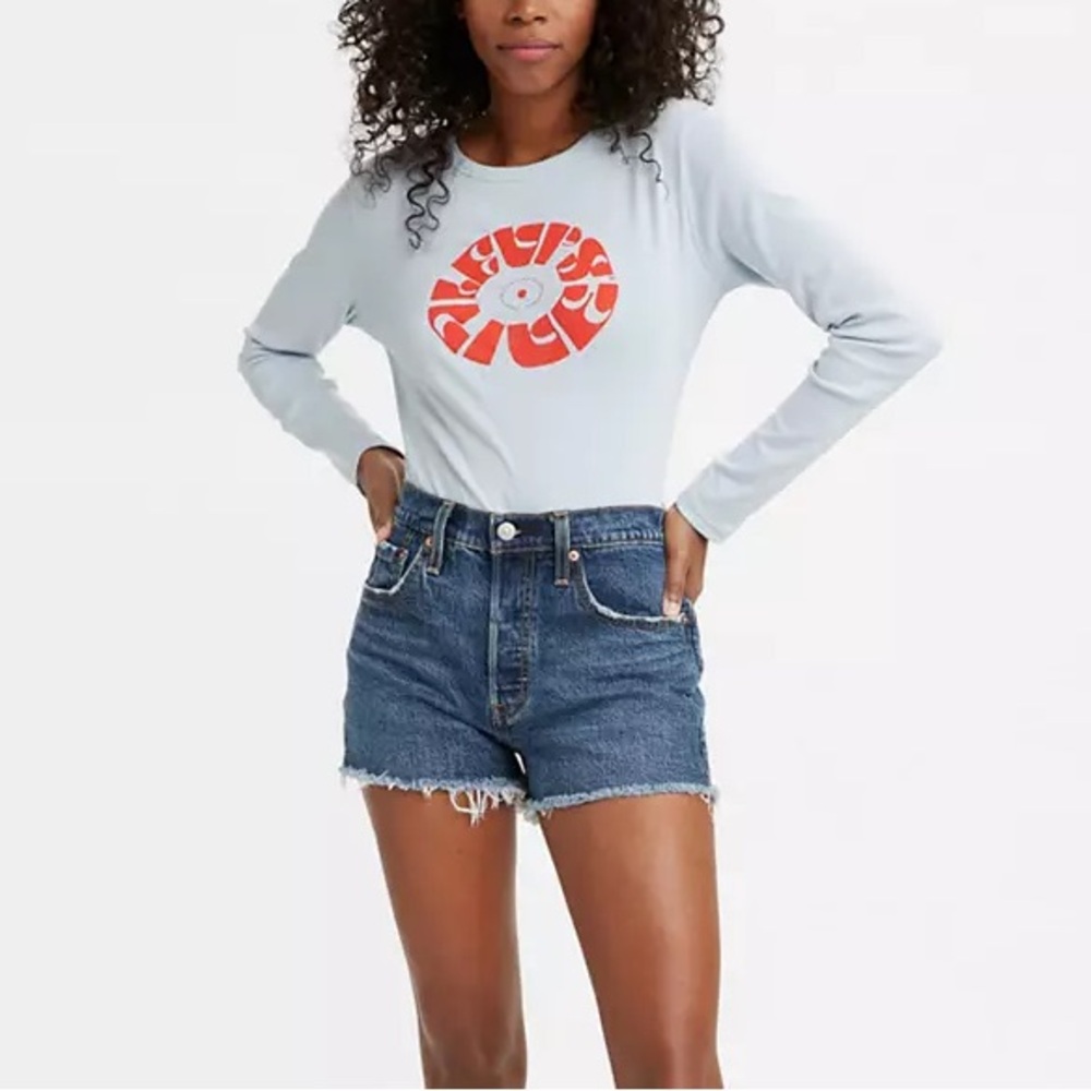 Levi's 501 Original High Rise Denim Cut Off Shorts Women’s 30